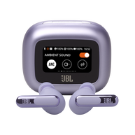 JBL Live Beam 3 - Purple - True wireless noise-cancelling closed-stick earbuds - Hero